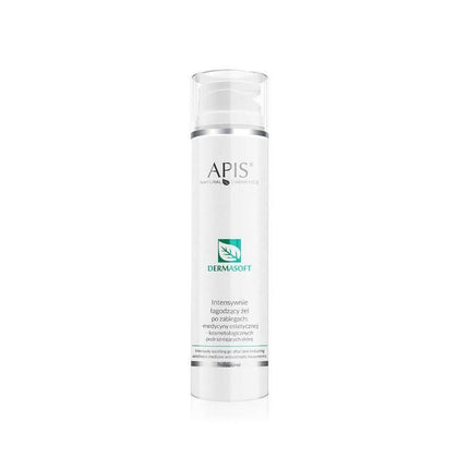 APIS DERMASOFT intensyviai raminantis gelis po kosmetinių procedūrų 200 ml – jautriai odai po mezoterapijos