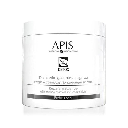 APIS DETOXIFYING detoksikuojanti dumblių kaukė su bambuko anglimi ir jonizuotu sidabru 250g – profesionali kosmetika riebiai 