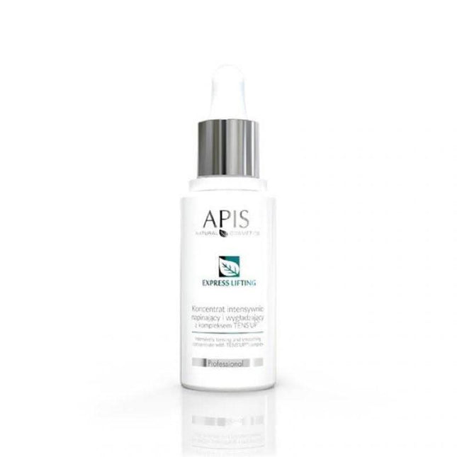 APIS EXPRESS LIFTING stangrinantis koncentratas su TENS'UP™ kompleksu 30 ml – liftingo serumas brandžiai odai