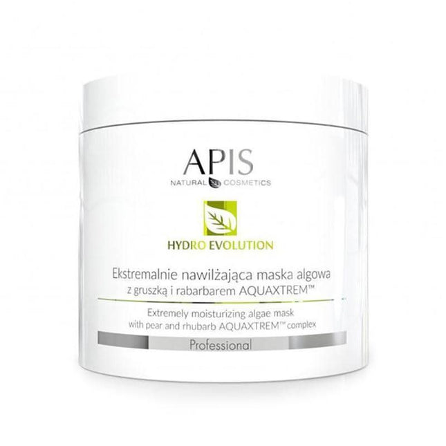 APIS HYDRO EVOLUTION dumblių kaukė su kriaušėmis ir rabarbarais AQUAXTREM™ dehidratuotai odai, 250 g