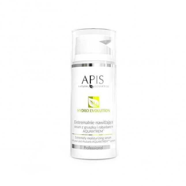 APIS HYDRO EVOLUTION drėkinantis serumas su kriaušėmis ir rabarbarais AQUAXTREM™ dehidratuotai odai, 100 ml