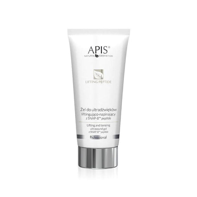 APIS Lifting Peptide stangrinantis ultragarso gelis su SNAP-8 peptidu 200 ml – profesionalus laidumo gelis anti-age procedūro