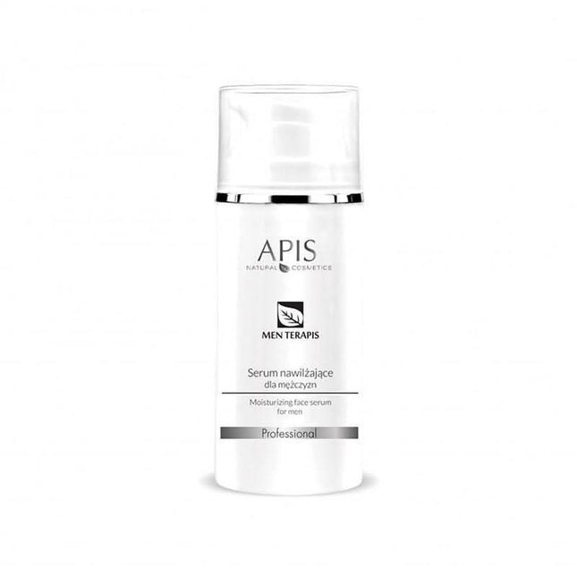 APIS MEN TERAPIS drėkinamasis serumas vyrams 100ml – profesionali veido priežiūros priemonė su hialurono rūgštimi