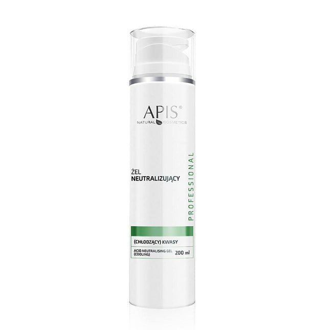 APIS neutralizuojantis vėsinantis gelis 200ml – neutralizuoja AHA rūgštis po peelingo, atstato odos pusiausvyrą