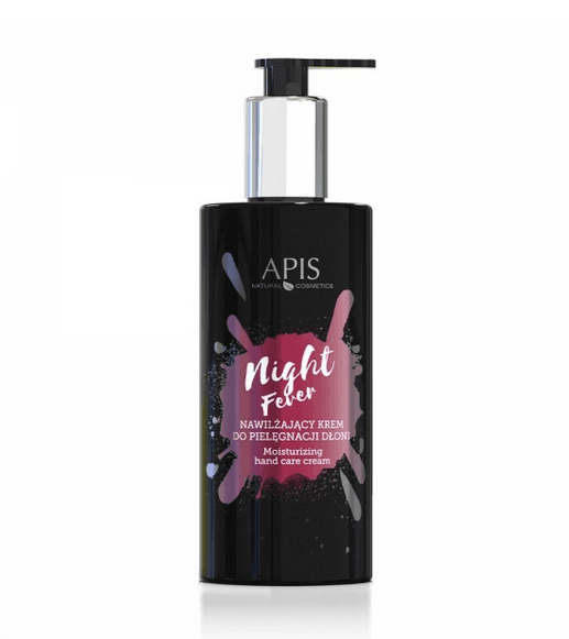 APIS Night Fever drėkinamasis rankų kremas 300 ml – profesionalus kosmetikos priežiūros produktas su hialurono rūgštimi