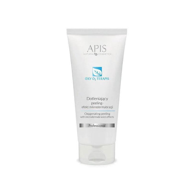 APIS OXY TERAPIS šveitiklis su mikrodermabrazijos efektu 200ml – kreminis veido šveitiklis su vulkaninių uolienų dalelėmis