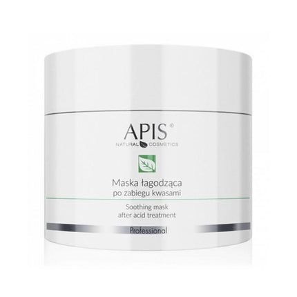 APIS raminanti kaukė po rūgštinių procedūrų 200 ml – kosmetika su cinku, kaolinu, arnikos ekstraktu