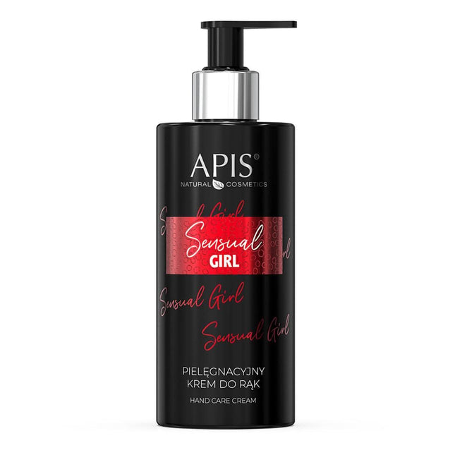 APIS Sensual Girl drėkinantis rankų kremas 300ml – su argano aliejumi ir hialuronu sausai rankų odai