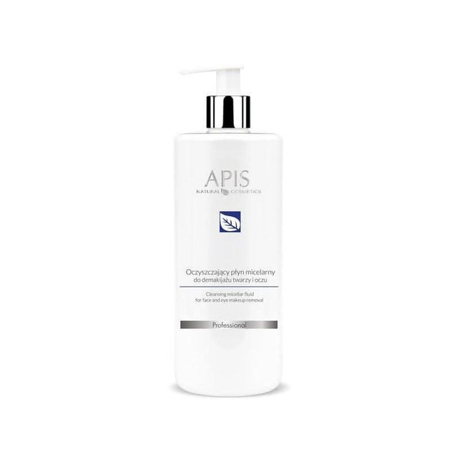 APIS valomasis micelinis vanduo veido ir akių makiažo šalinimui 500 ml – su hialurono rūgštimi, alaviju
