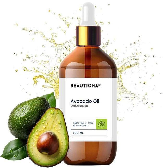 Beautiona 100% avokadų aliejus 100ml – profesionalus masažo aliejus salonams ir SPA procedūroms