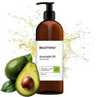 Beautiona 100% avokadų aliejus 500 ml – profesionalus masažo aliejus salonams ir spa procedūroms