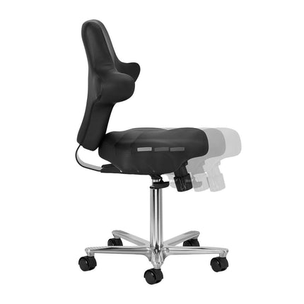 Meistro darbo kėdė AZZURRO juoda – ergonomiška sėdima vieta masažuotojui