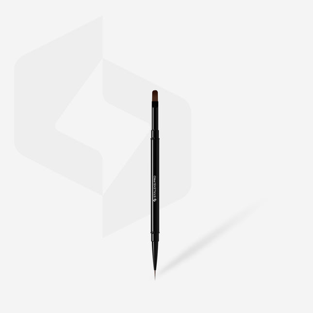 STALEKS dvipusis teptukas  geliniams dažams EXPERT liner 10 mm/11 mm
