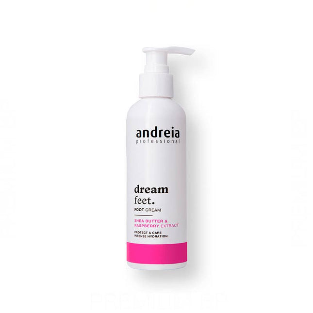 Andreia Professional Dream Feet drėkinamasis pėdų kremas 200ml – intensyviai maitina ir minkština odą pedikiūro procedūroms