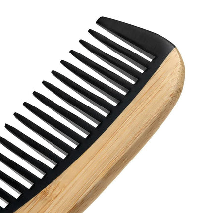 BeautyKit LOFT NN-09 bambuko šukos kirpyklai – lengva konstrukcija, patvari ir higieniška plaukų formavimui