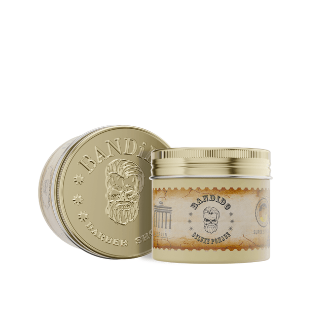 Bandido Cosmetics Deluxe Pomade 125ml – profesionali plaukų pomada stipriai fiksacijai ir blizgesiui