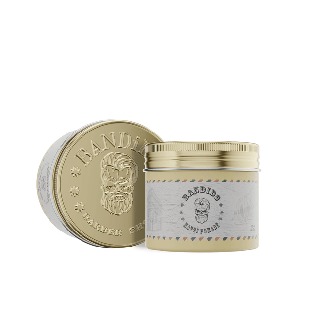 Bandido Cosmetics Matte Finish Pomade 125ml – profesionali matinio efekto plaukų pomada salonams ir kirpykloms