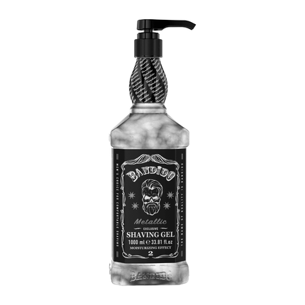 Bandido Metallic Exclusive Shaving Gel Skutimosi gelis, 1000ml - Beauty Kit