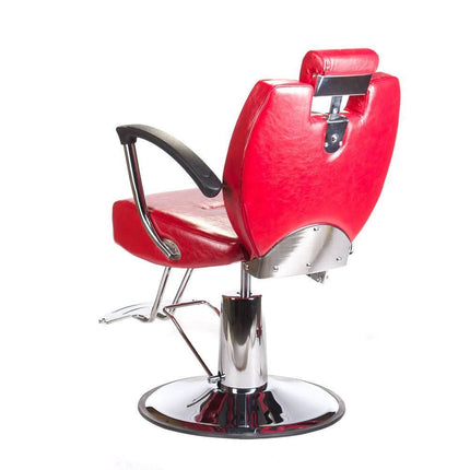 BS HEKTOR BH-3208 detalė – aukštos kokybės chromuota kojinė ir sukamasis mechanizmas profesionaliam barber salonui