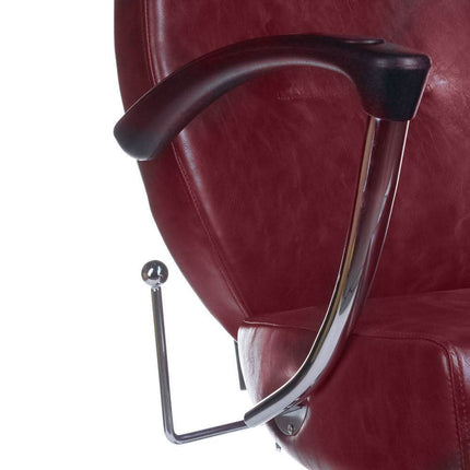 Vyšninės spalvos BS HEKTOR BH-3208 kėdė – stilingas baldas profesionaliam barber salonui