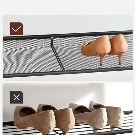 LBS038B01 batų lentyna iš Hurtmeblowy – funkcionalus ir elegantiškas saugojimo sprendimas salonui