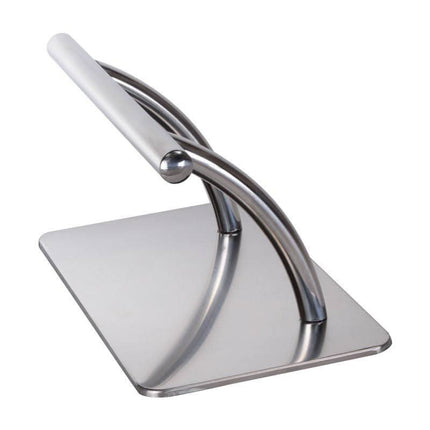 BD-07 reguliuojama kojų atrama kirpėjų darbo vietai – blizgus chromo finish BS baldai