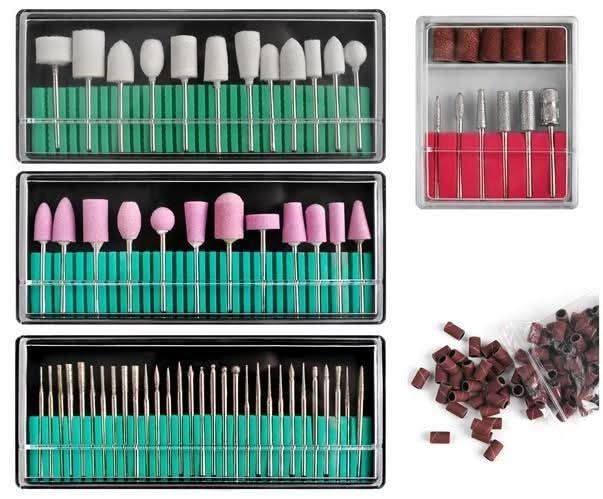 Beautylushh manikiūro antgalių rinkinys profesionaliam nagų formavimui ir šlifavimui salone