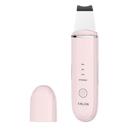 ANLAN PINK 24 kHz ultragarso mentelė – profesionalus kosmetologinis prietaisas giluminiam veido valymui be laidų