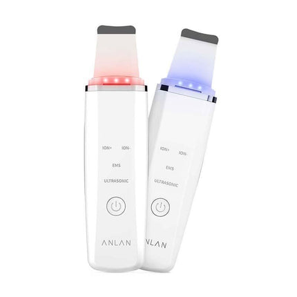 ANLAN ultragarso spatula salonui su LED šviesos terapija – kosmetologė naudoja giluminiam odos valymui ir serumų įvedimui