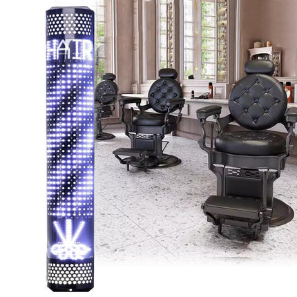 Besisukantis šviestuvas-lempa Barber Pole LED, 120cm - Beauty Kit