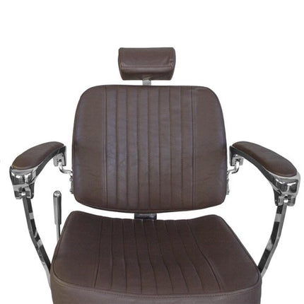 Barberio kėdė hidraulinė BJORN BH-3318, matinė ruda