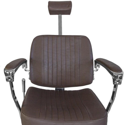 Barberio kėdė hidraulinė BJORN BH-3318, matinė ruda