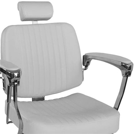 Barberio kėdė hidraulinė BJORN BH-3318, šviesiai pilka