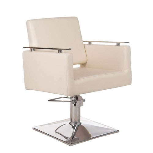Frizētavas krēsls MILO BH-6333, krēma krāsā