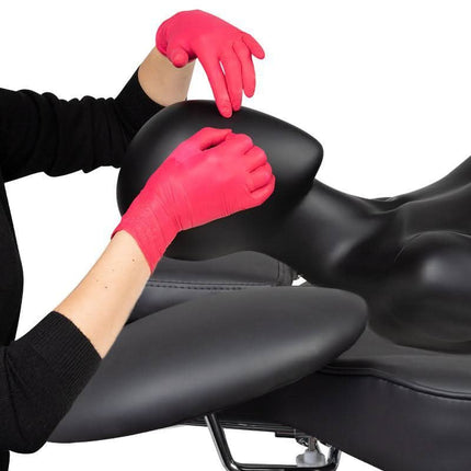 Juodas mechaninis gultas blakstienų salonui – BeautyKit Ivette, patikimi kosmetologijos baldai