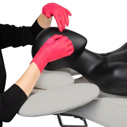 Ivette ergonomiška procedūros kėdė pilka – specialiai sukurta profesionaliam lash meistro darbui