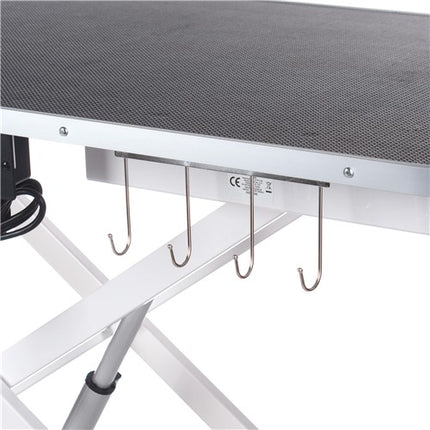 Elektriskais mājdzīvnieku kopšanas galds XL BP-305, balts