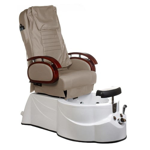 Pedikiūro kėdė su masažu BR-3820D, latte