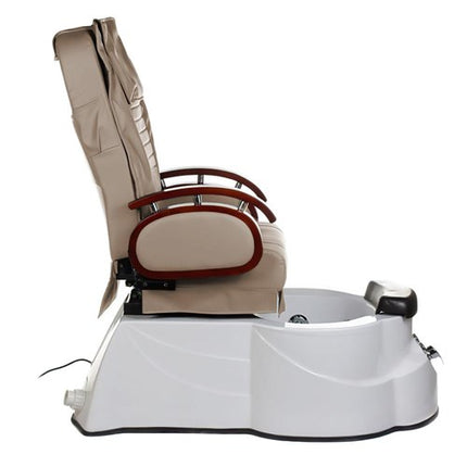 Pedikiūro kėdė su masažu BR-3820D, latte