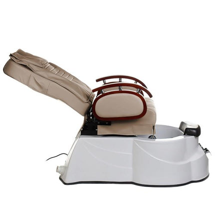 Pedikiūro kėdė su masažu BR-3820D, latte