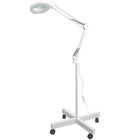 LED lampa ar lupu SONOBELLA BSL-06 8,4 W uz statīva, balta