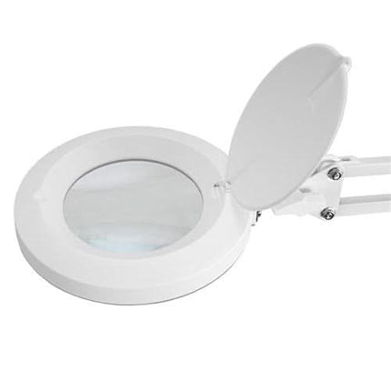 LED lampa ar lupu SONOBELLA BSL-06 8,4 W uz statīva, balta