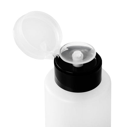 BeautyKit pompos buteliukas acetonui ir losjonui – 170 ml talpa profesionaliam manikiūro darbo stalui