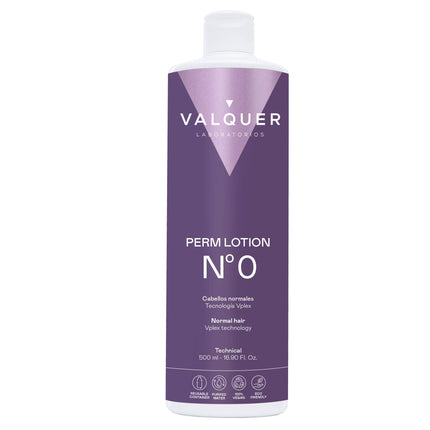 VALQUER permanentinio garbanojimo skystis No.0 500ml – profesionali cheminė завивка salonams