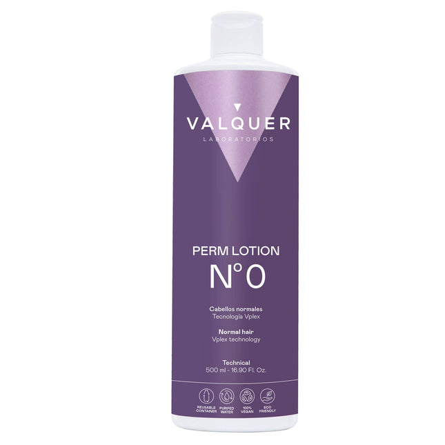 VALQUER permanentinio garbanojimo skystis No.0 500ml – profesionali cheminė завивка salonams