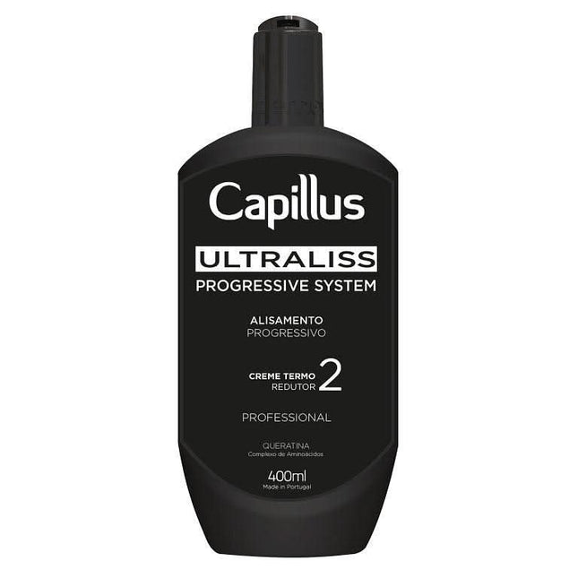 BeautyKit CAPILLUS ULTRALISS NANOPLASTIC serumas 400ml – profesionalus plaukų tiesinimas su keratinu ir glioksalo rūgštimi
