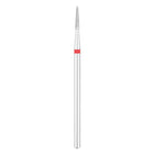 EXO PRO CARBON frezos antgalis kūgio formos (CONE) 1,6 mm raudonas – volframo karbido manikiūro įrankis profesionalams