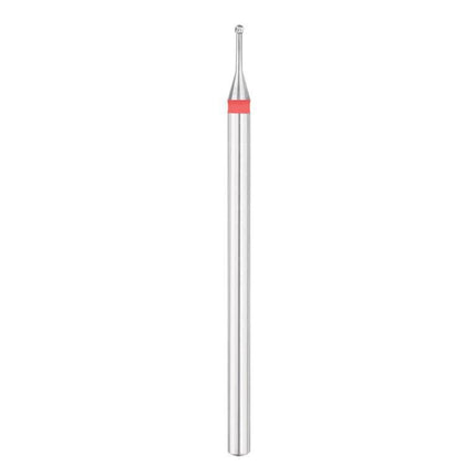 EXO PRO CARBON CUTTER BALL rutulio formos frezos antgalis 1,0 mm raudonas manikiūrui pedikiūrui