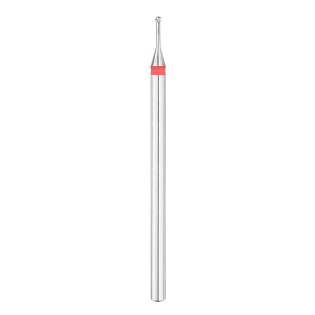 EXO PRO CARBON CUTTER BALL rutulio formos frezos antgalis 1,0 mm raudonas manikiūrui pedikiūrui