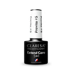 CLARESA hibridinė gelinio lako bazė Extend Care 5 in 1 Provita 5 g – manikiūro bazė su vitaminu E, biotinu ir kalciu trapiems